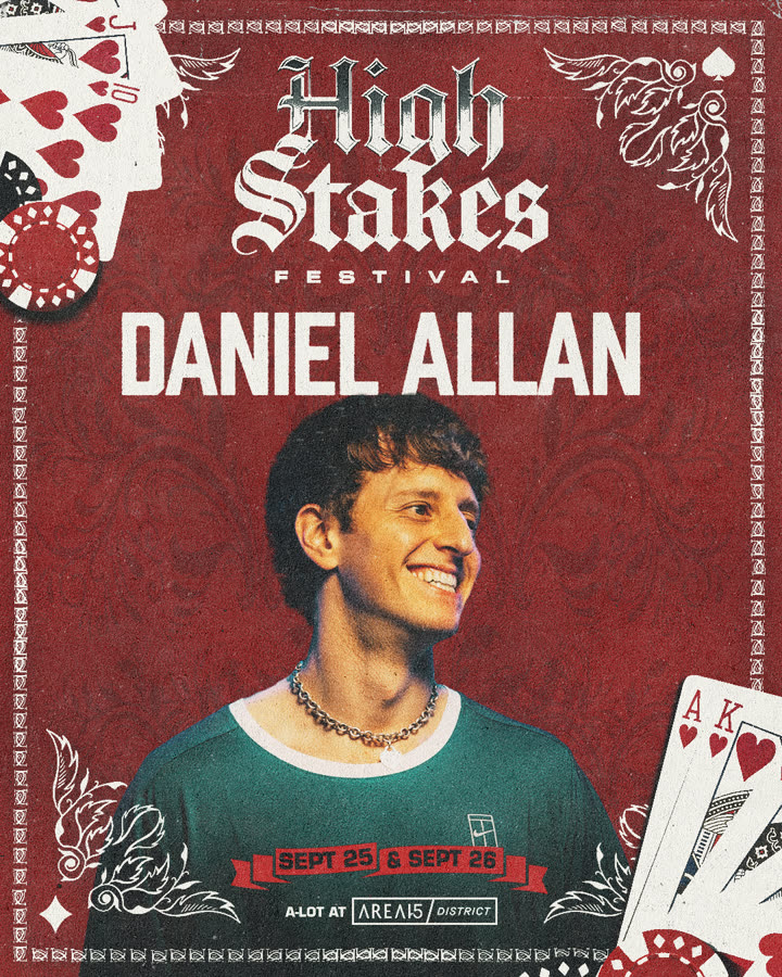 Daniel Allan lineup poster for High Stakes Festival 2026