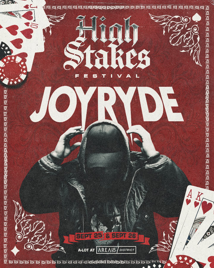 JOYRYDE lineup poster for High Stakes Festival 2026