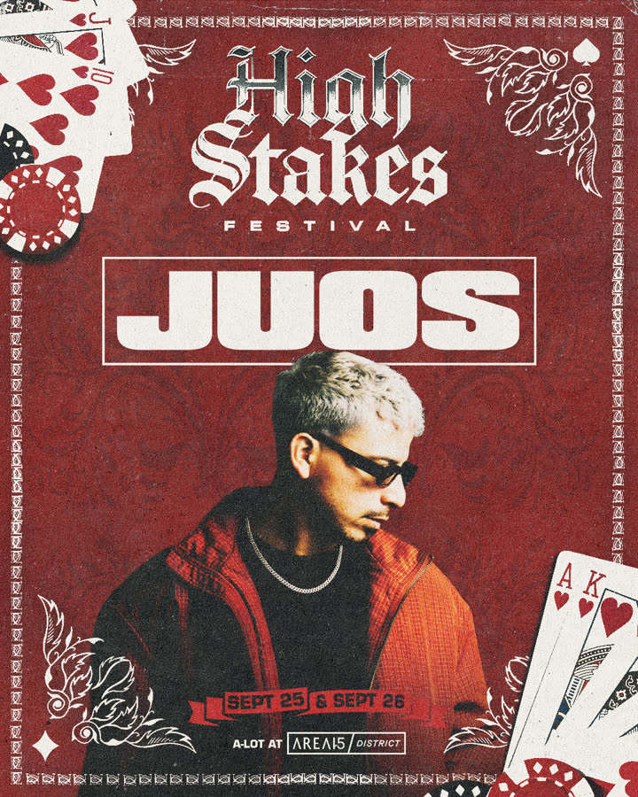 JUOS lineup poster for High Stakes Festival 2026