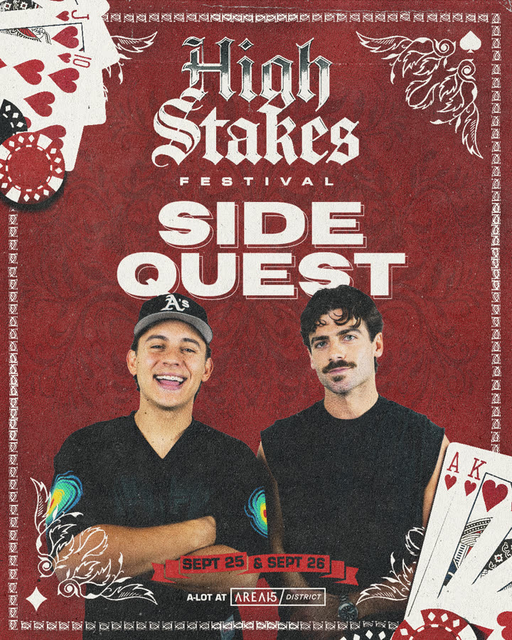 Sidequest lineup poster for High Stakes Festival 2026